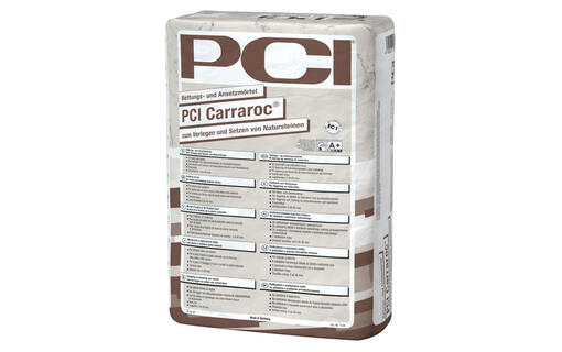 Neuer Dickbettmörtel PCI Carraroc – flexibel, widerstandsfähig, verfärbungssicher