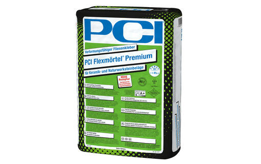 PCI Flexmörtel® Premium mit neuer Rezeptur und verbesserten Verarbeitungseigenschaften