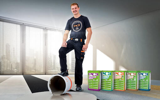 Convenient and time-saving work with the self-leveling compounds from the PCI Periplan family