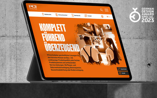PCI-Website mit German Design Award 2023 ausgezeichnet