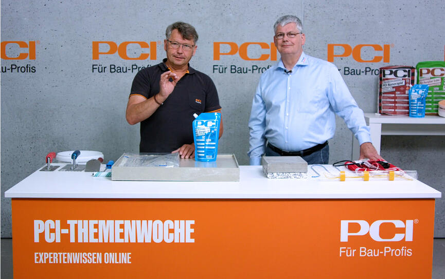 Die PCI-Themenwoche im September mit Schwerpunkt Fußbodenheizung