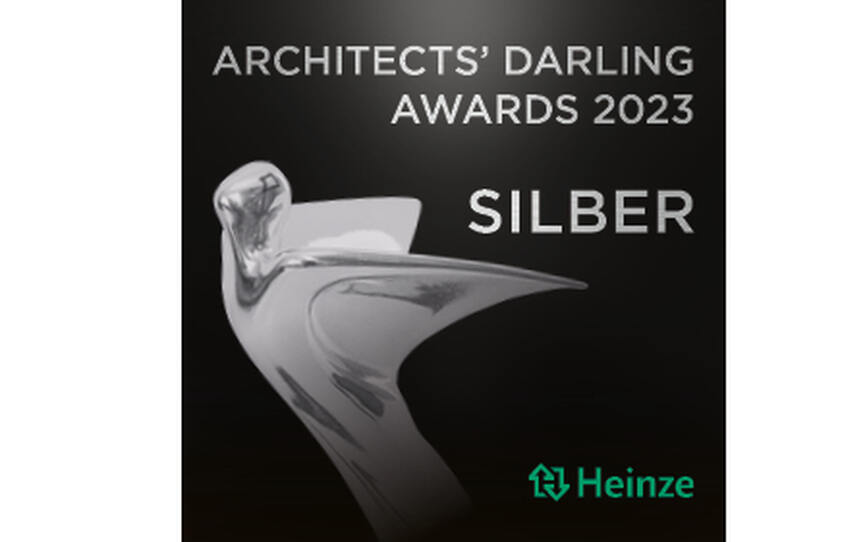 Silber für PCI bei den Heinze Architects‘ Darling Awards 2023