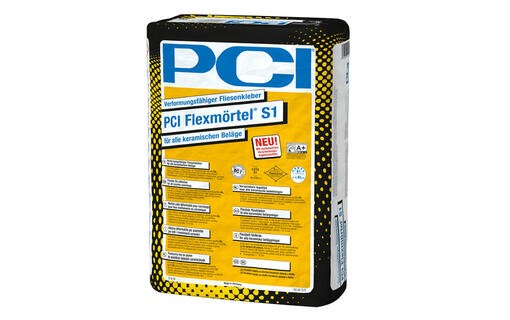 PCI Flexmörtel® S1 der neuesten Generation – nahezu immer und überall einsetzbar