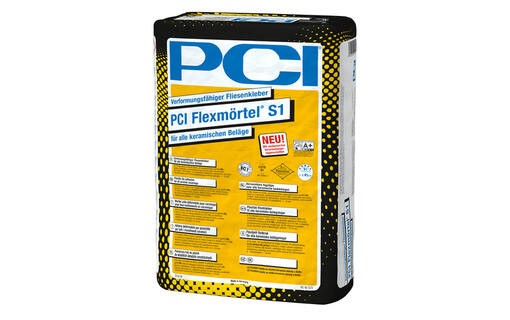 PCI Flexmörtel® S1 of the latest generation - can be used almost anytime and anywhere
