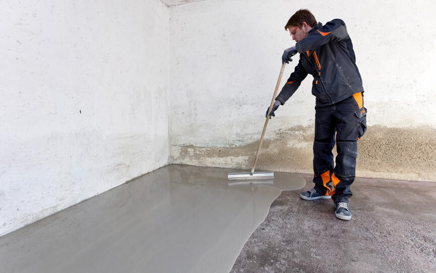 PCI system solutions for the refurbishment of floors for direct use