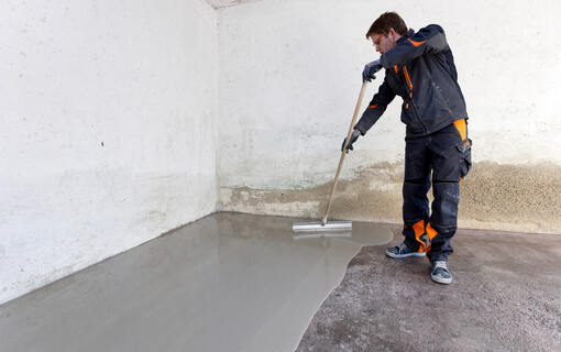PCI system solutions for the refurbishment of floors for direct use