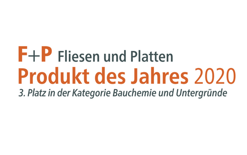 PCI Seccoral® 1K awarded "Product of the Year 2020" in the Fliesen & Platten readers' choice