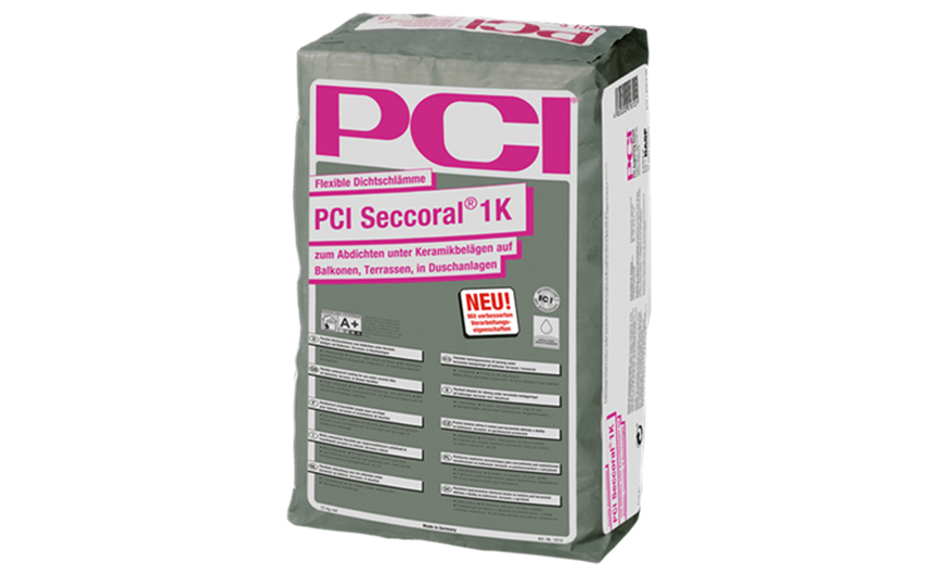 PCI Seccoral 1K with new premium quality: even more convenient waterproofing