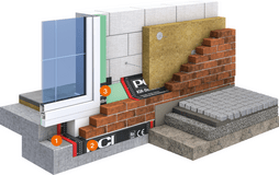 System Bauwerksabdichtung zweischaliges Mauerwerk