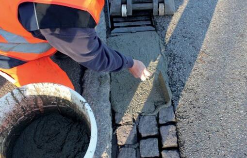 Reparaturmörtel für kalte Temperaturen