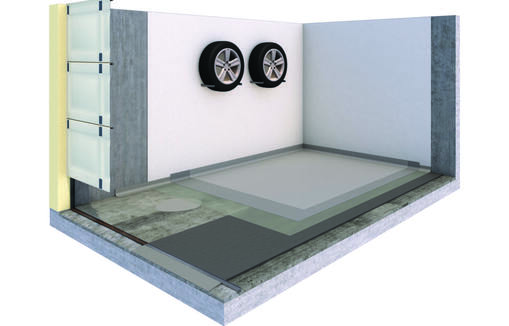 Sanieren des Garagenbodens