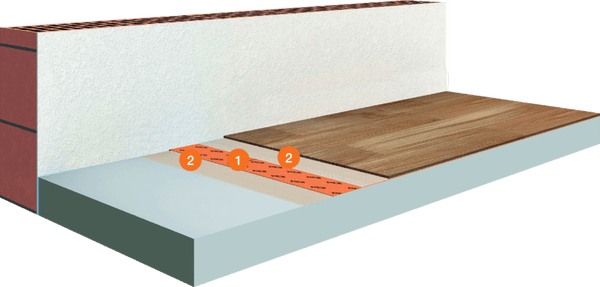System Parquetry on Moist Calcium Sulphate Flowable Screeds